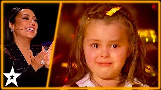 ADORABLE Six Year Old Girl Wins the GOLDEN BUZZER in a STUNNING Audition! | Kids Got Talent