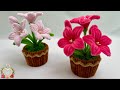 How to make a Lilies flower mini Pot ! #hms2