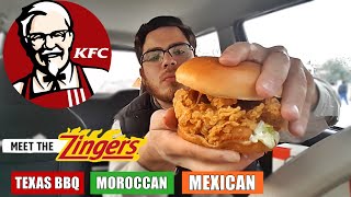 Trying KFC New Burgers \