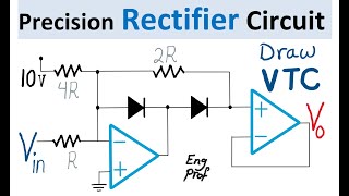 Precision Rectifier Op Amp Circuit: How does it work?