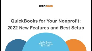 QuickBooks for Your Nonprofit: 2022 New Features and Best Setup