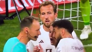 Harry Kane recognises he can't speak German during referee argument on Bayern debut