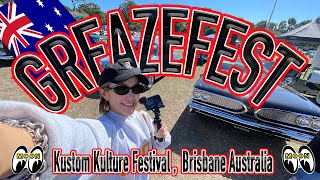 GREAZEFEST Kustom Kulture Festival, Brisbane Australia -MOONEYES Imagineer emi's Vlog-