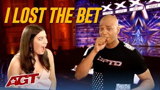 HOST ALMOST VOMITS ON AIR After Losing America's Got Talent Bet!