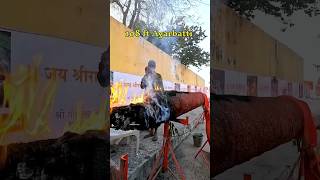 108 ft लंबी अगरबत्ती श्री राम मंदिर के लिए #shortvideo #shortsviral #shorts #agarbatti #ayodhy