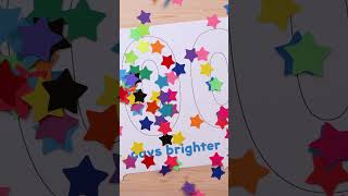 100 Days of School Classroom Activity l Easy Kids 100 Day of School Classroom Project l Astrobrights