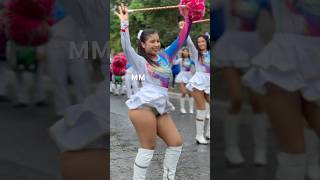 Karlita la más viral 😍❤️✅ #bastoneras #cheerleader #desfile #shorts