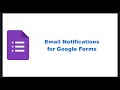 Email Notifications for Google Forms – Step by Step Tutorial