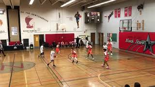 U13 North York Lions center with a crazy block!