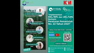 Webinar Implementasi RKL RPL Berbasis PP 22/2021