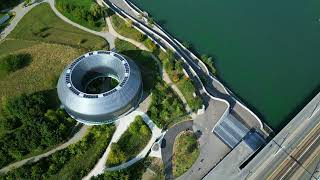 Novartis Pavillon Basel city | Drone flight