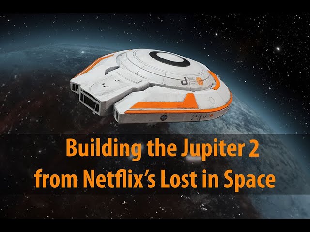 Jupiter 2 Spaceship Model J2 From Netflix Lost In Space Fantastic