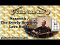 Love Hurts - Everly Brothers / Nazareth / Roy Orbison etc. - Acoustic Guitar Lesson (easy)