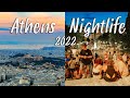 Athens Greece 🇬🇷, A tranquil night walk 4K HDR || Athene Nightlife