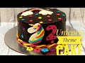 ഫോണ്ടന്റ് ഡെക്കറേഷൻ # Unicorn Theme cake #fondantdecoration #unicorntheme