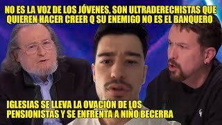 👏Pablo Iglesias SE CORONA respondiendo a WALL STREET WOLVERINE y Niño Becerra👏¡Son ULTRADERECHISTAS!