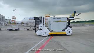 Transporting baggage autonomously at Changi’s Airside