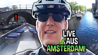 Fast UNFALL am Wasser 😱 XXL Tour durch AMSTERDAM 🇳🇱 | MontanaBlack IRL
