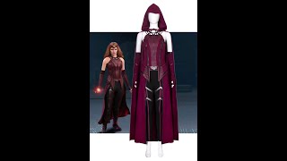 Cool WandaVision Scarlet Witch Cosplay Costume