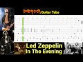 in the evening led zeppelin guitar bass tabs lesson