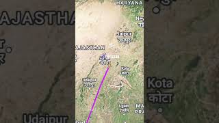 Mumbai to Chandigarh flight Route