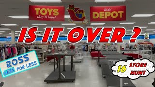 IS IT OVER? What happened to Ross Con 2024? 16 Store TOY HUNT!  #ross