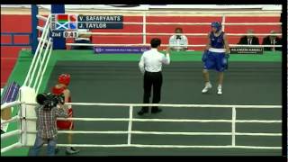 Light (60kg) SF - Safaryants (BLR) vs Taylor (SCO) - 2012 European Olympic Qualifying Event