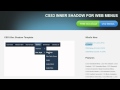 CSS3 Inner Shadow: Great CSS3 properties