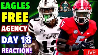 EAGLES PUSHING TO MAKE TIS TEAM A CONTENDER! EAGLES DRAFT & RUMORS! FREE AGENCY DAY 18 REACTION!