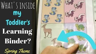 What I Have in My Toddler's Learning Folder | TOT SCHOOL
