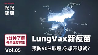 LungVax新疫苗，预防90%肺癌，你愿不愿意试？