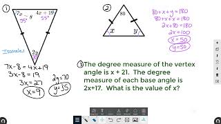 Patterns in Triangles