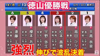 【徳山優勝戦】①平高②高田③松本④宇野⑤櫻本⑥遠藤【競艇・ボートレース】