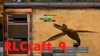 ⚔️ RLCraft as a beginner [Episode 9 - ring of enchanted eyes, reforging, dragon, and FLYING MOUNT!]