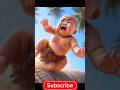 Cute little monk very funny #funny  #babymonk #funnyvideos #foryou #shorts