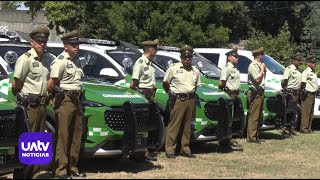 Concretan entrega de 24 vehículos para Carabineros: operarán en distintas comunas de La Araucanía