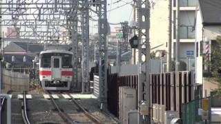 【山陽電鉄】5000系5016F%直通特急(赤)梅田行＠青木('11/11){Sanyo5000@Ogi}