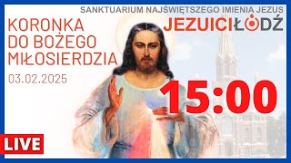 Koronka do Bożego Miłosierdzia przed Najświętszym Sakramentem [03.02.2025] | Jezuici Łódź | Na żywo