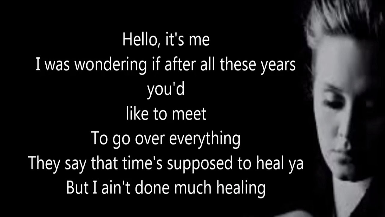 Adele - Hello (Official Lyrics Video) HD - YouTube