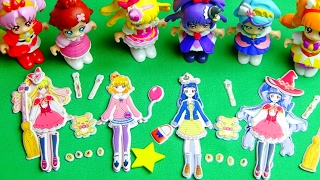 メルちゃん魔法使いプリキュアのきせかえシールで遊ぶ❤︎バンダイおもちゃアニメ