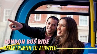 London Bus Ride Route 9 Full Journey From Hammersmith to Aldwych