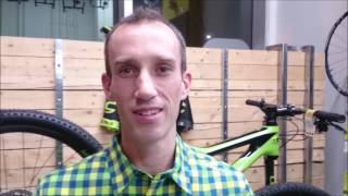 Derek Zandstra at the 2017 Cannondale-3 Rox team launch