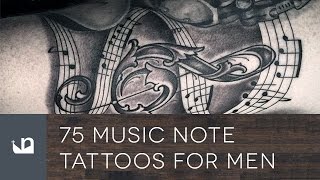 75 Music Note Tattoos For Men
