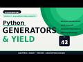 Generators in Python Explained | yield Keyword & Memory Optimization