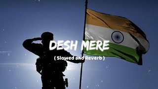 Desh Mere - Arijit Singh ( Slowed and Reverb )