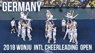 GERMANY 독일 @ 2018 원주 국제치어리딩 친선대회 WONJU INTL Cheerleading Open | Filmed by lEtudel