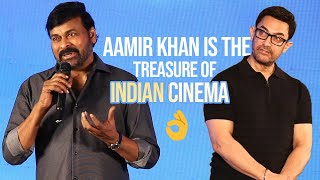 Mega Star Chiranjeevi Praises Aamir Khan @ Laal Singh Chaddha Press Meet