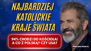 NAJBARDZIEJ KATOLICKIE KRAJE ŚWIATA! 94% chodzi do kościoła. Czy jest wśród nich Polska?