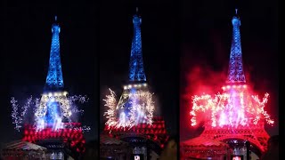 Eiffel Tower Fireworks July 14th 2014 Bastille Day - Feu d'artifice Paris du 14 juillet