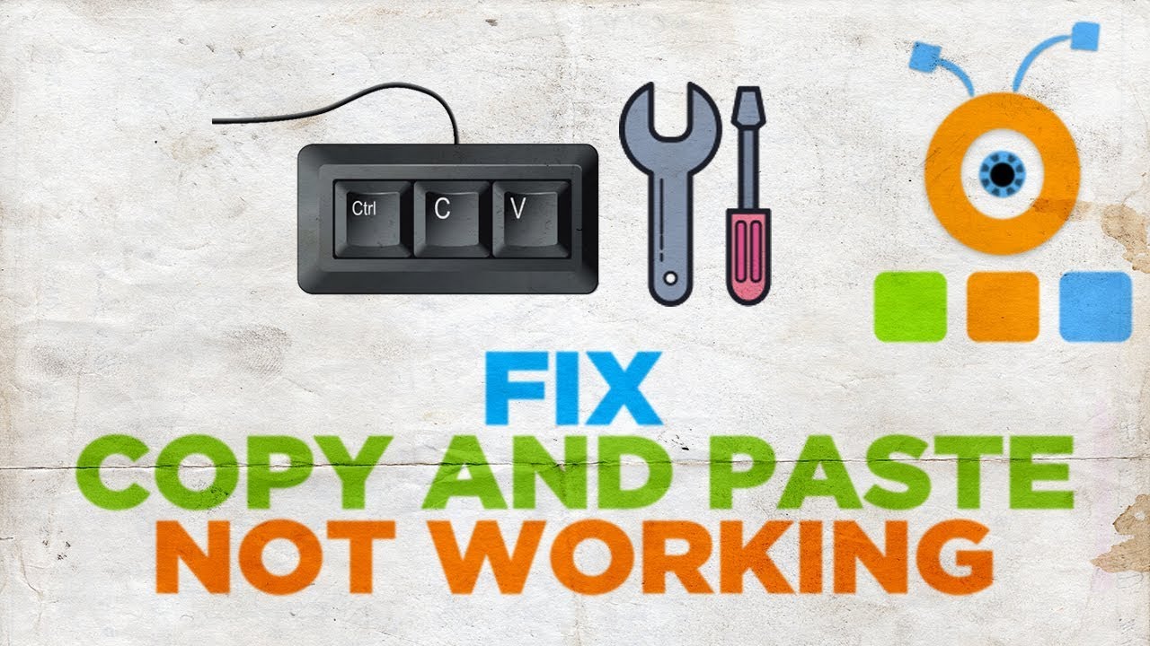 How To Fix Copy And Paste Not Working In Windows 10 - YouTube